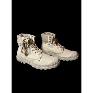 Palladium Baggy Men's Turn-down 02353-095-M Vapor/Metal Combat Boots Size 9.5